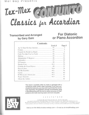 Tex-Mex Conjunto Classics For Accordion