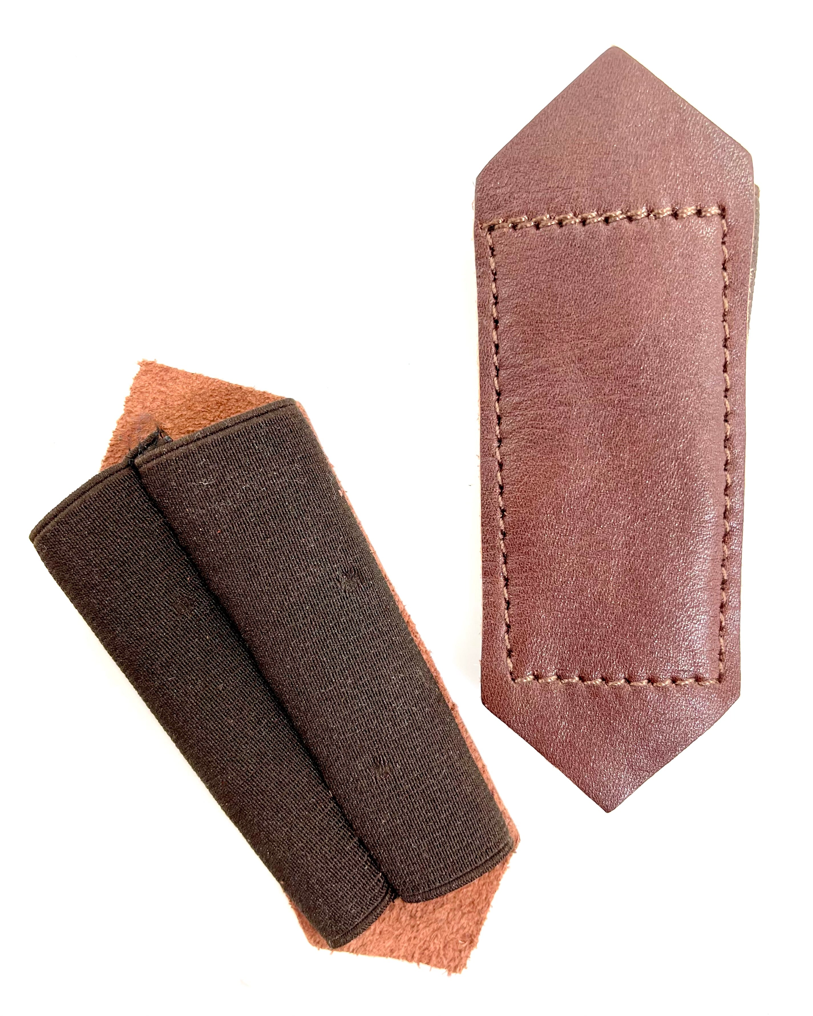 Cubiertas de hebilla de correa de nailon/cuero marrón