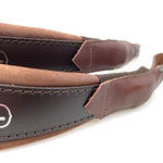 Brown Leather/Nylon Strap Buckle Covers