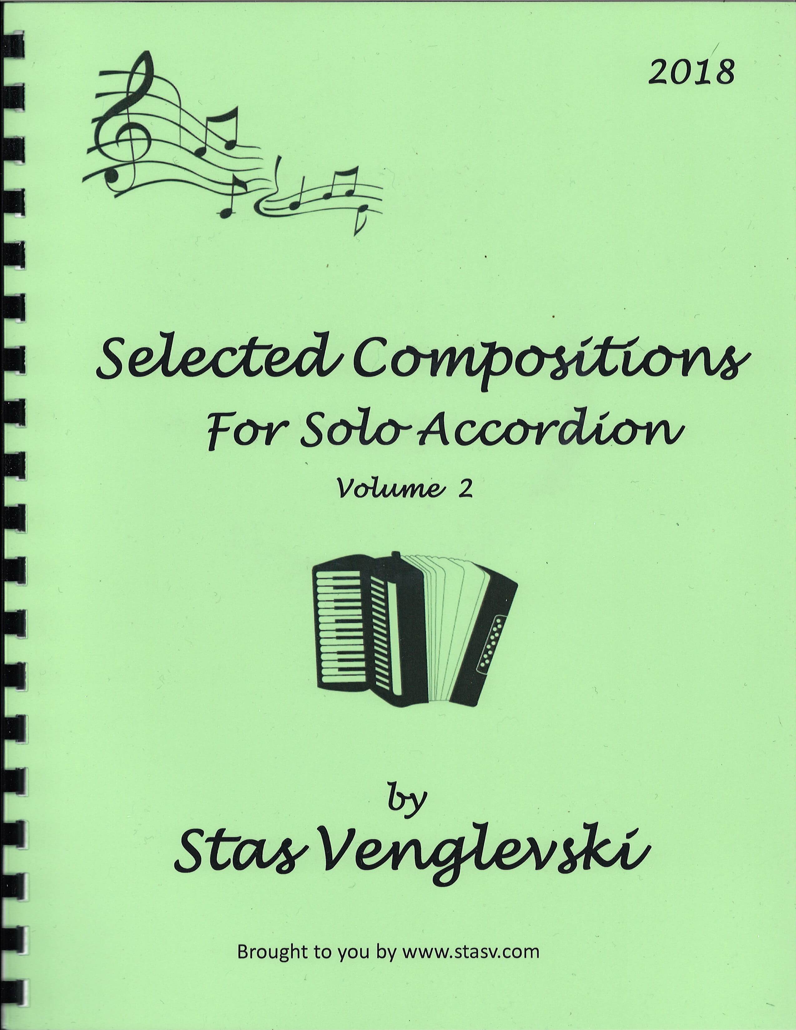 Selected Compositions for Solo Accordion Volume 2