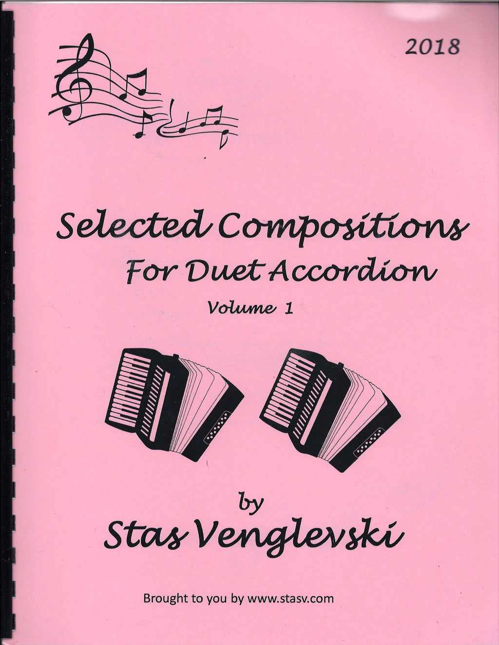 Selected Compositions for Duet Accordion Volume 1