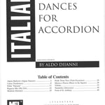 Danzas folklóricas italianas para acordeón