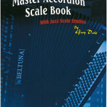 Libro de escala de acordeón maestro de Mel Bay con estudios de escala de jazz