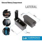 Lateral Battery Compartment