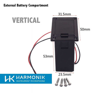 Vertical Battery Compartment
