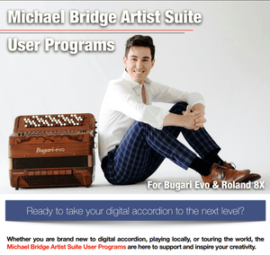 Michael Bridge Artist Suite UPG’s for Bugari Evo & Roland 8x